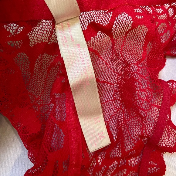 Red Lace Racerback Bralette - Picture 6 of 6